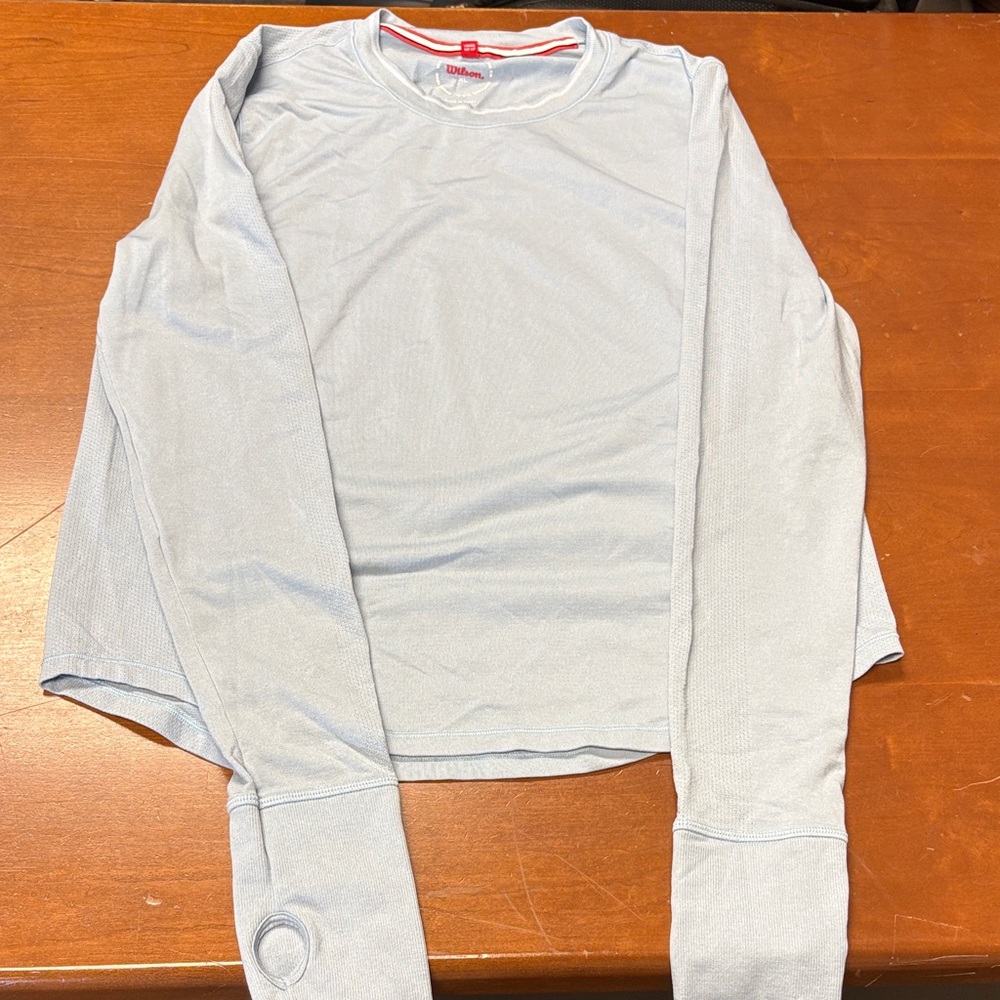 Not for SALE Wilson Light Blue Long Sleeve Tee